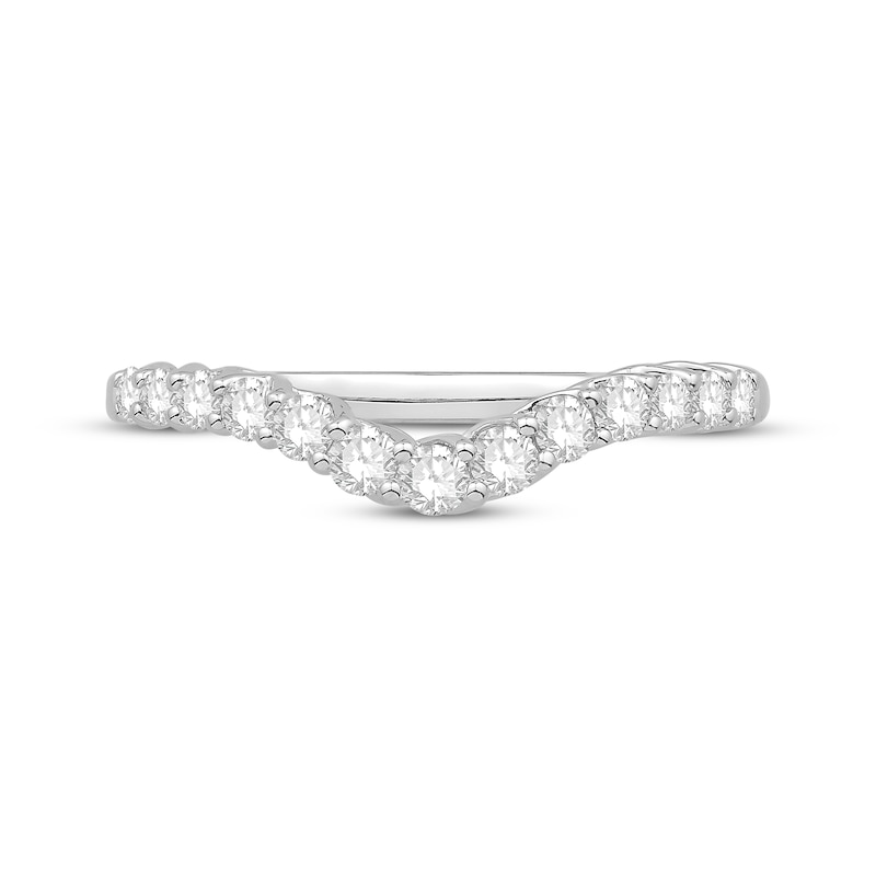 Main Image 3 of Diamond Contour Ring 3/8 ct tw 14K White Gold