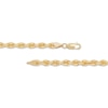 Thumbnail Image 1 of Solid Silk Rope Chain Necklace 4.5mm 14K Yellow Gold 18"