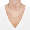 Thumbnail Image 3 of Solid Silk Rope Chain Necklace 4.5mm 14K Yellow Gold 18"