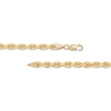 Thumbnail Image 1 of Solid Silk Rope Chain Necklace 4.5mm 14K Yellow Gold 20"
