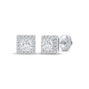 Thumbnail Image 0 of Lab-Created Diamonds by KAY Princess-Cut Stud Earrings 1/2 ct tw 14K White Gold (F/VS2)