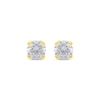 Thumbnail Image 2 of Lab-Grown Diamonds by KAY Round-Cut Solitaire Stud Earrings 1-1/4 ct tw 14K Yellow Gold (I/SI2)