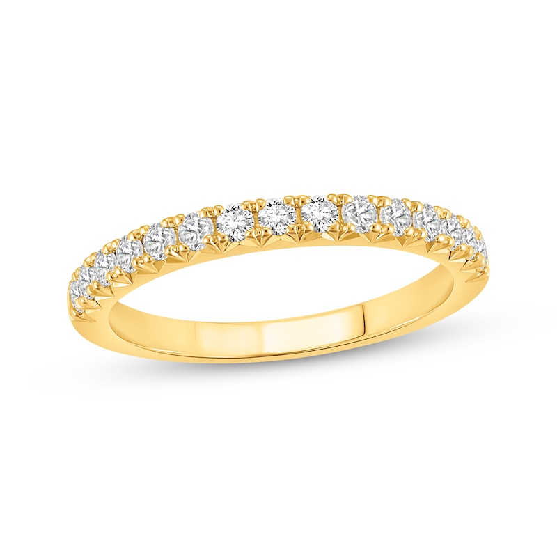 Lab-Created Diamonds by KAY Anniversary Ring 1/2 ct tw 14K Yellow Gold