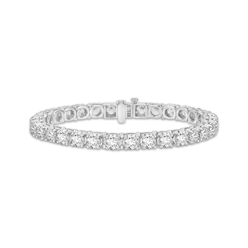 Main Image 1 of Lab-Grown Diamonds by KAY Tennis Bracelet 15 ct tw 14K White Gold 7&quot;