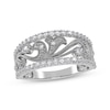 Thumbnail Image 1 of Diamond Scroll Filigree Ring 1/2 ct tw 14K White Gold