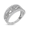 Thumbnail Image 2 of Diamond Scroll Filigree Ring 1/2 ct tw 14K White Gold