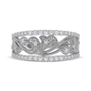 Thumbnail Image 3 of Diamond Scroll Filigree Ring 1/2 ct tw 14K White Gold