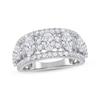 Thumbnail Image 1 of Lab-Grown Diamonds by KAY Oval & Round-Cut Ring 2 ct tw 14K White Gold