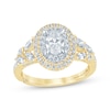 Thumbnail Image 1 of Monique Lhuillier Bliss Oval-Cut Lab-Grown Diamond Engagement Ring 1-1/3 ct tw 18K Two-Tone Gold