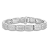 Thumbnail Image 0 of Diamond Bracelet 4 ct tw Baguette & Round 10K White Gold