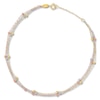 Thumbnail Image 0 of Textured Bead Anklet 10K Tri-Color Gold 10"