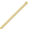 Thumbnail Image 2 of Solid Cuban Link Bracelet 14K Yellow Gold 8.5&quot;