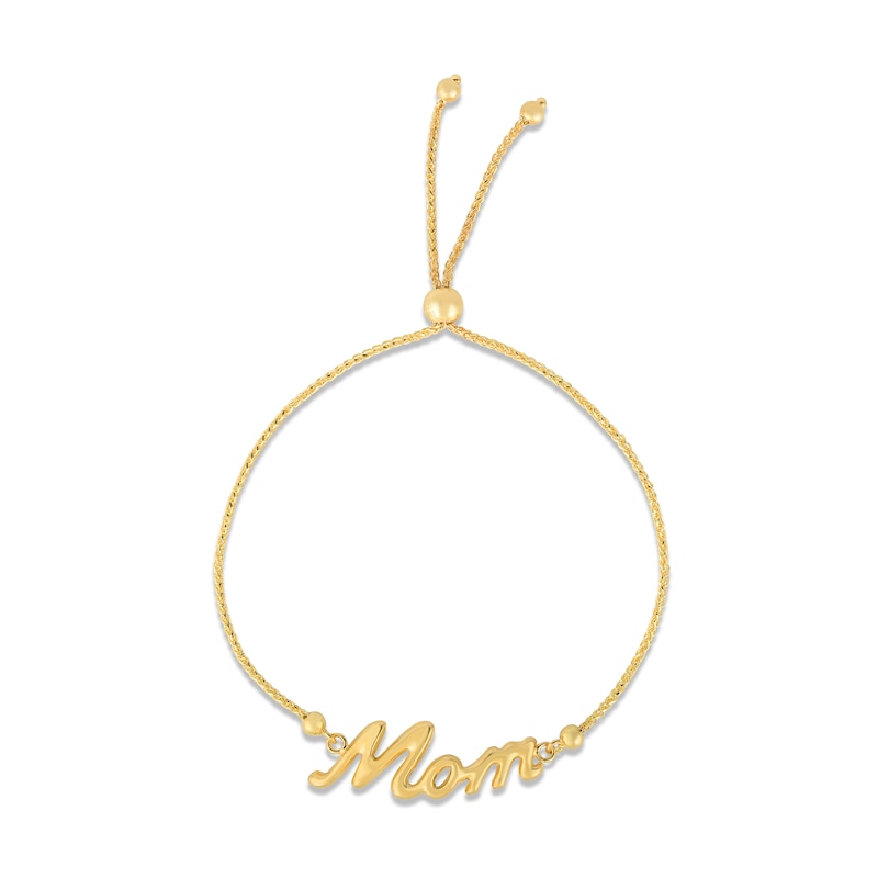 14K Yellow Gold Mum Bracelet