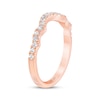 Thumbnail Image 8 of THE LEO First Light Diamond Round-Cut Wedding Band 1/4 ct tw 14K Rose Gold