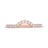 Thumbnail Image 3 of Neil Lane Artistry Lab-Grown Diamond Contour Wedding Band 1/3 ct tw 14K Rose Gold