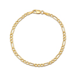 Children's Solid Figaro Chain Bracelet 14K Yellow Gold 6&quot;