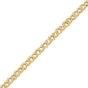 Thumbnail Image 2 of Solid Curb Chain Bracelet 6.5mm 10K Yellow Gold 8.5&quot;