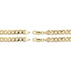 Thumbnail Image 3 of Solid Curb Chain Bracelet 6.5mm 10K Yellow Gold 8.5&quot;