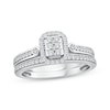 Thumbnail Image 0 of Multi-Diamond Halo Bridal Set 1/3 ct tw 10K White Gold