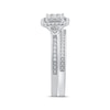 Thumbnail Image 1 of Multi-Diamond Halo Bridal Set 1/3 ct tw 10K White Gold