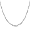 Thumbnail Image 1 of Diamond Flower Necklace 1/2 ct tw Sterling Silver 18&quot;