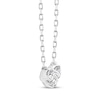 Thumbnail Image 2 of Memories, Moments, Magic Diamond Three-Stone Necklace 1/3 ct tw 10K White Gold 18.5&quot;