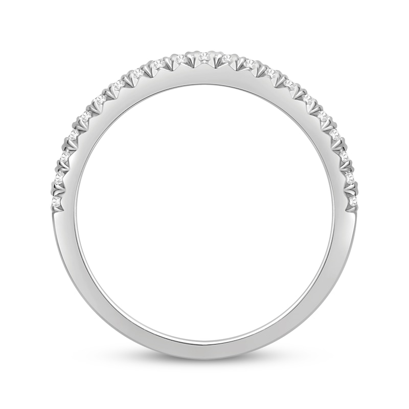 Lab-Grown Diamonds by KAY Anniversary Ring 1/4 ct tw 14K White Gold