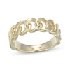 Thumbnail Image 1 of Polished Curb Link Ring 10K Yellow Gold