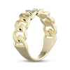 Thumbnail Image 2 of Polished Curb Link Ring 10K Yellow Gold