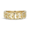 Thumbnail Image 3 of Polished Curb Link Ring 10K Yellow Gold