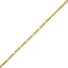 Thumbnail Image 2 of Hollow Diamond-Cut Short & Long Link Box Chain Bracelet 3.5mm 10K Yellow Gold 8.5&quot;