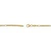 Thumbnail Image 3 of Hollow Diamond-Cut Short & Long Link Box Chain Bracelet 3.5mm 10K Yellow Gold 8.5&quot;