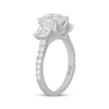 Thumbnail Image 2 of Neil Lane Artistry Cushion-Cut Lab-Grown Diamond Three-Stone Ring 4 ct tw 14K White Gold