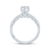 Thumbnail Image 3 of Monique Lhuillier Bliss Oval-Cut Lab-Grown Diamond Engagement Ring 1-3/8 ct tw 18K White Gold