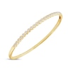 Thumbnail Image 2 of Diamond Bangle Bracelet 1/2 ct tw 10K Yellow Gold