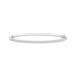 Lab-Grown Diamonds by KAY Bangle Bracelet 1 ct tw 14K White Gold