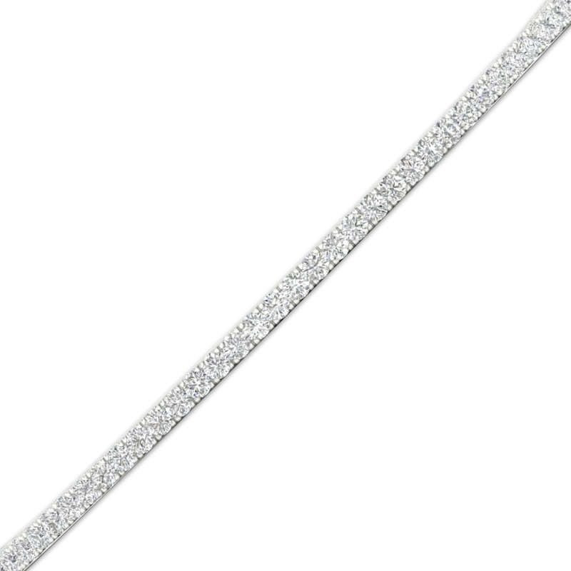 Main Image 2 of Lab-Grown Diamonds by KAY Bangle Bracelet 1 ct tw 14K White Gold