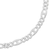 Thumbnail Image 2 of Men's Diamond Mariner & Curb Link Necklace 2-3/4 ct tw Sterling Silver 22&quot;