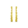 Thumbnail Image 1 of Bamboo Hoop Earrings 14K Yellow Gold