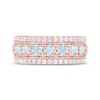 Thumbnail Image 3 of THE LEO First Light Round-Cut Diamond Anniversary Band 2 ct tw 14K Rose Gold