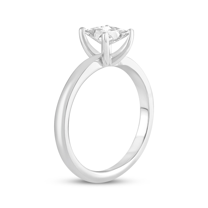 Main Image 2 of Lab-Created Diamonds by KAY Princess-Cut Solitaire Engagement Ring 3/4 ct tw 14K White Gold (F/VS2)