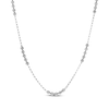 Thumbnail Image 0 of Diamond-Cut Bead Rolo Chain Necklace Sterling Silver 22"