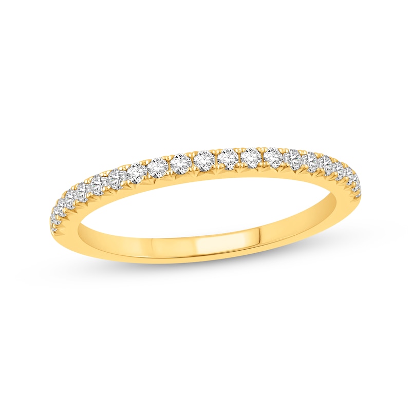 Lab-Created Diamonds by KAY Anniversary Ring 1/4 ct tw 14K Yellow Gold