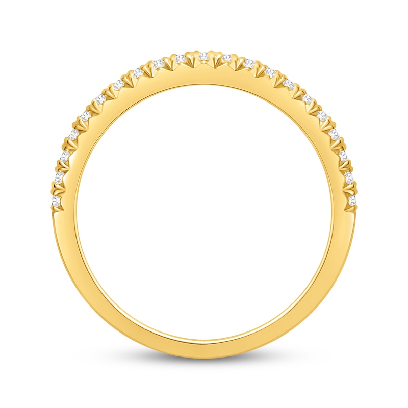 Lab-Created Diamonds by KAY Anniversary Ring 1/4 ct tw 14K Yellow Gold