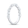 Thumbnail Image 2 of Adore Princess & Marquise-Cut Diamond Anniversary Ring 3/4 ct tw 10K White Gold