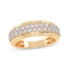 Thumbnail Image 1 of Diamond Two-Row Ring 1/2 ct tw 14K Yellow Gold