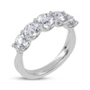 Thumbnail Image 2 of Lab-Grown Diamonds by KAY Graduated Five-Stone Anniversary Ring 2 ct tw 14K White Gold