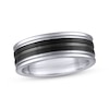 Thumbnail Image 1 of Men's Wedding Band Tungsten Carbide & Black Ion Plating 8mm