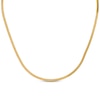 Thumbnail Image 1 of Diamond-Cut Greek Key Solid Herringbone Necklace 10K Yellow Gold 18&quot;