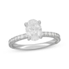 Thumbnail Image 1 of Neil Lane Artistry Oval-Cut Lab-Grown Diamond Engagement Ring 2 ct tw 14K White Gold